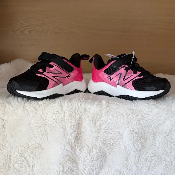 ✨$25✨NWT•New Balance Rave Run Toddler Kids' Sneakers | Black/Pink | 5T Wide - Picture 8 of 12
